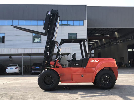FD150 لیفتراک سنگین دیزلی 15 تنی موتور یوچای 4.0 گرمی کانتینر دکل هندلینگ