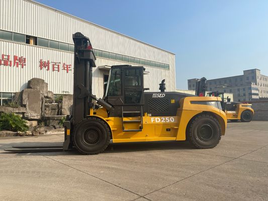 FD300 30 Ton Steel Mill Slab Handling Forklift With Heavy Duty Forged Fork Arms