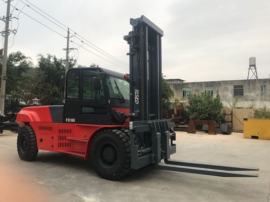 کانتینر آسانسور دیزل با 16 تن لیفتراک آسانسور سنگین برای کامیون کار می کند