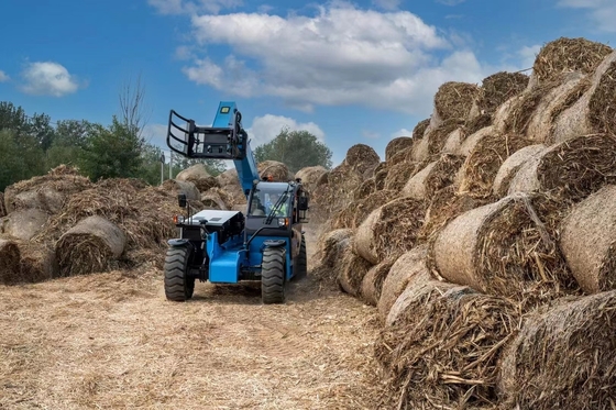 لیفتراک تلسکوپی 4WD 3.5 تن با گیره بیل برای شمع نی و رول کاغذ