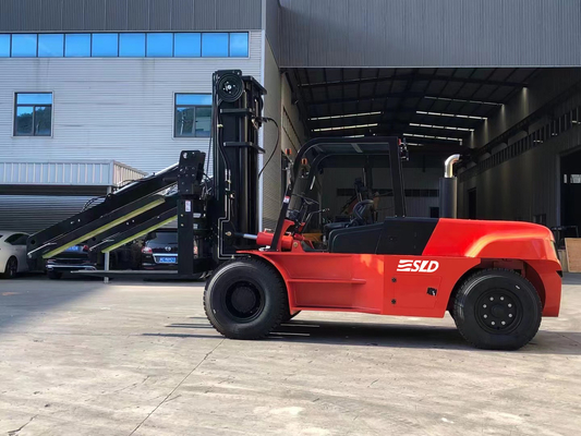 FD120 3000mm بلند کردن استخر 12000kgs بلند کردن سنگین فولکلور برای جلو یا چرخ عقب هدایت