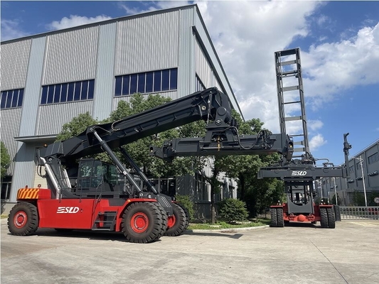 کامینز جدید QSM11-330 Reach Stacker 45000kgs ظرفیت بار با محور Kessler D102PL341