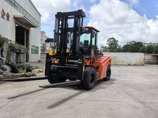 FD160 Port Container Stacking 16 Ton Heavy Lift Forklift Truck For Port Terminal