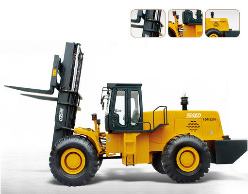 کامیون های 40k 20000kgs 20Tons Rough Terrain Forklift