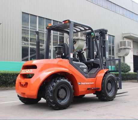 4500mm Triplex Mast 5k 2.5t 2.5 Ton Rough Terrain Forklift