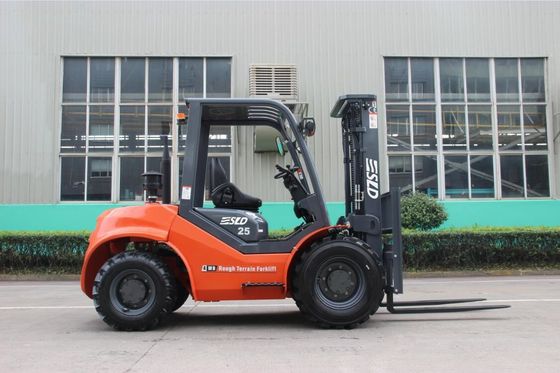 4500mm Triplex Mast 5k 2.5t 2.5 Ton Rough Terrain Forklift