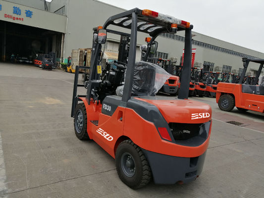3M FD30 3000kg Diesel 3 Ton Forklift Truck with Shift Side