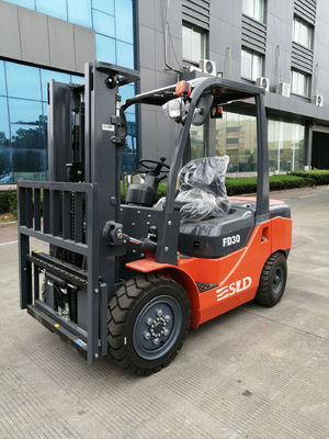 3M FD30 3000kg Diesel 3 Ton Forklift Truck with Shift Side