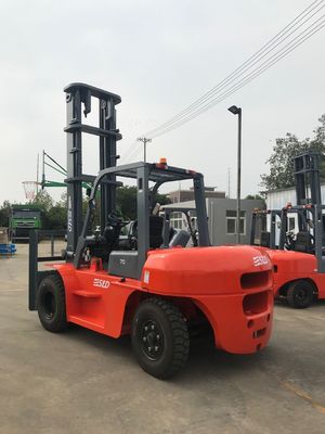 Isuzu Engine Mast Lifting Height 6000mm Diesel Forklift Truck