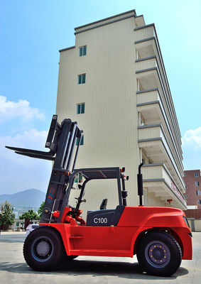3000mm FD100 Handling Material 10t Diesel Forklift Truck