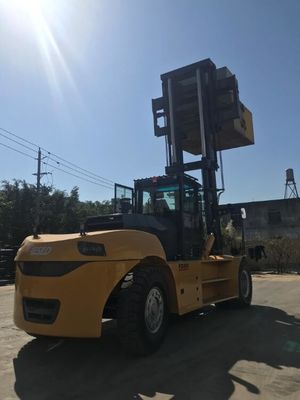 کامیون لیفتراک دیزل High Mast 30 Ton برای انباشت ظروف سنگین