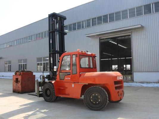 10 تن بار مجاز ISUZU Engine Diesel Forklift 600mm مرکز بار