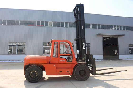 10 تن بار مجاز ISUZU Engine Diesel Forklift 600mm مرکز بار