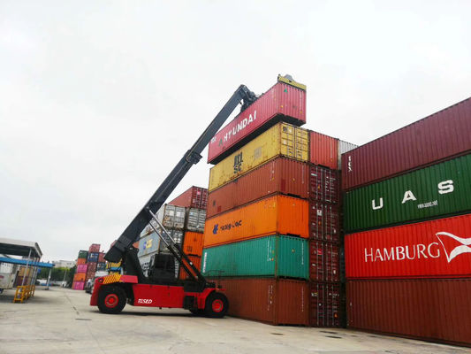 Stacker Cummins Engine 45 Ton Container Stacker برای حمل و نقل بنادر